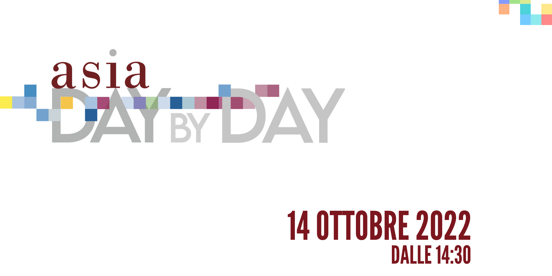 grafica evento asia Day by Bay - 14 ottobre 2022 a partire dalle 14:30